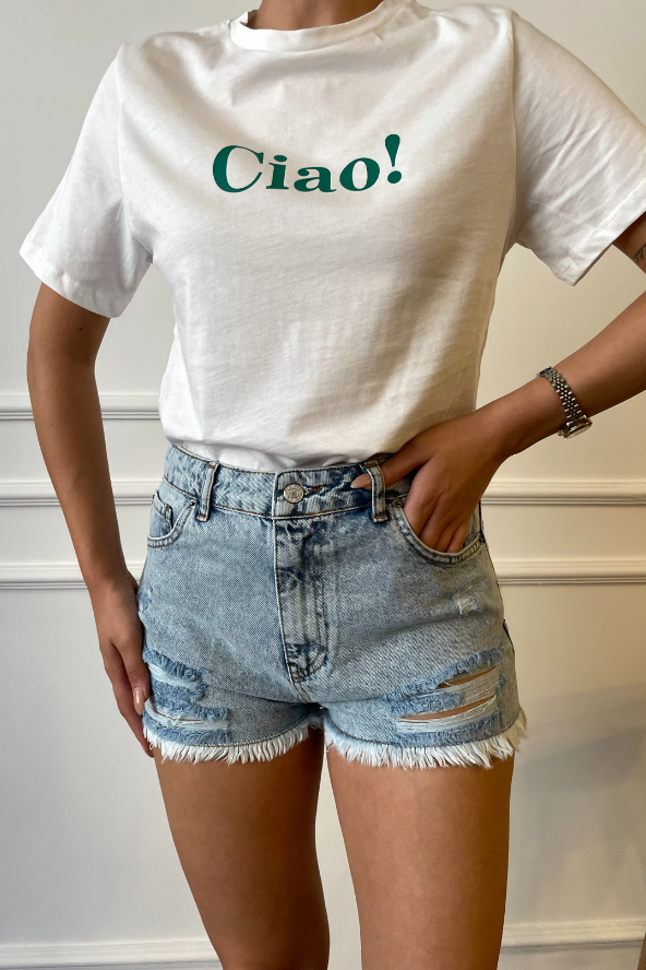 T shirt ciao on sale